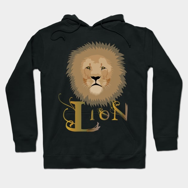 Lion Hoodie by mypointink